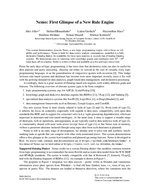 Nemo: First Glimpse of a New Rule Engine